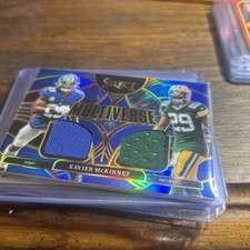 2025 Panini Select Xavier McKinney Multiverse Blue Prizm #MVJ-XMY