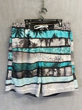 Joe Boxer Board Shorts Mens Large Hawaiian Floral Swim Beach Wear