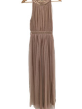 ANAYA WITH LOVE Ladies UK 8 Dusky Pink Mesh Detail Occasion Dress Pre-Loved