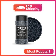 Black Lava Hawaiian Sea Salt for Seasoning, Grilling, and Finishing   Mild, Smok