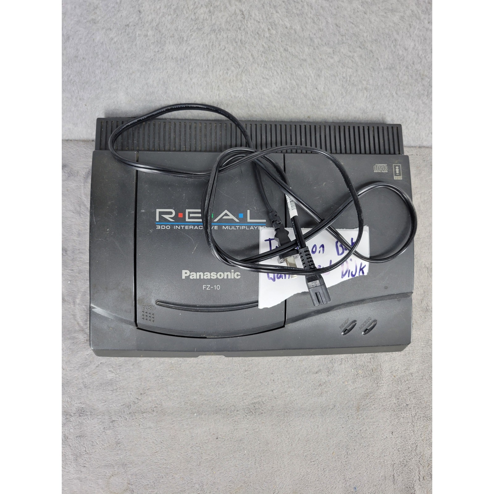 Panasonic FZ-10 3DO Interactive Multiplayer Console Black Parts Repair