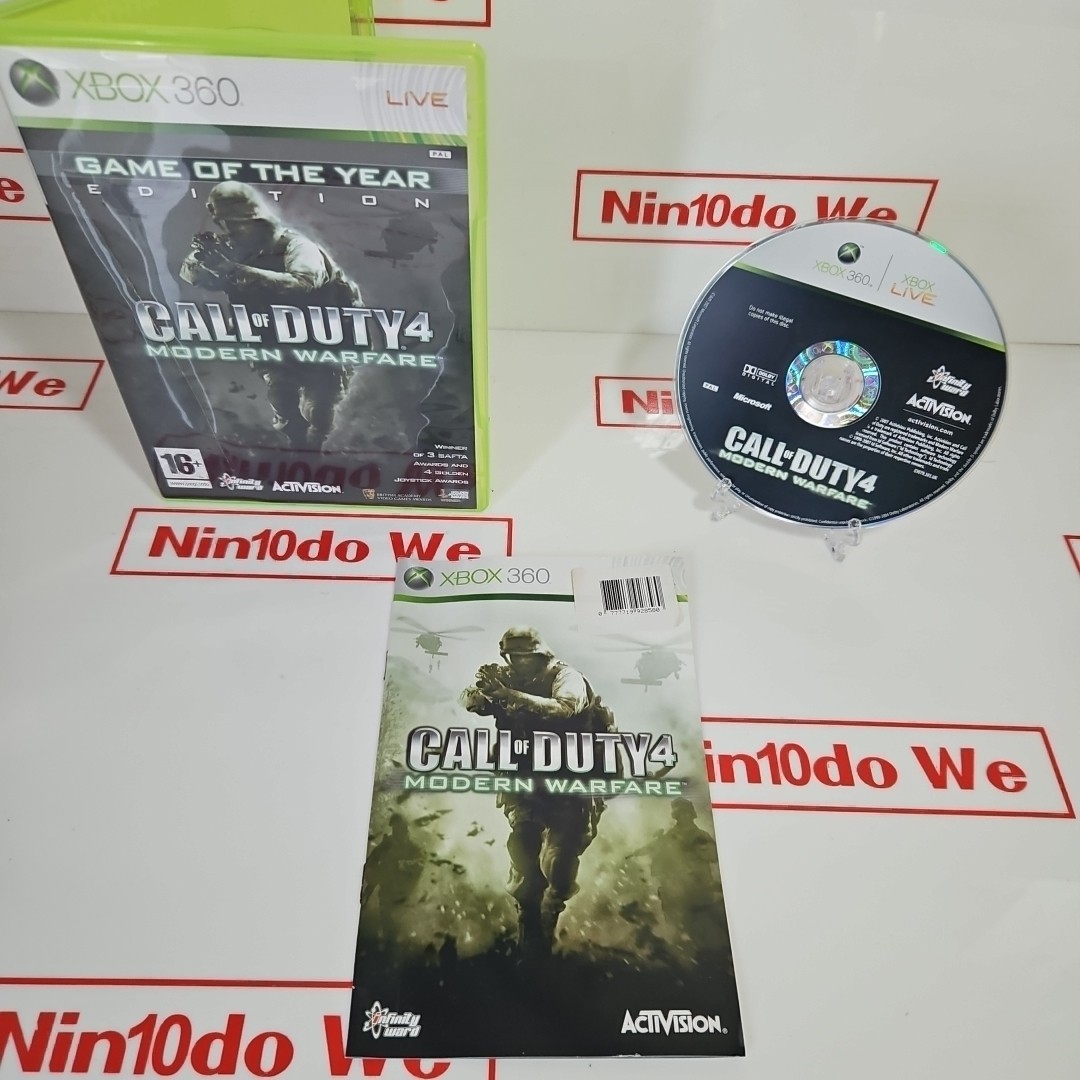 Call of Duty 4 : Modern Warfare GOTY Game of the Year (Xbox 360, 2007)