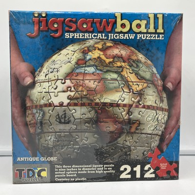 TDC Games Jigsaw Ball Globe Spherical Jigsaw Puzzle 212 Pieces New FREE SHIPPING