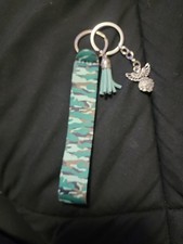 Camo Lanyard Keychain