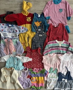 18 Vintage 90s Mixed Kids Clothes Lot Size 3M -5T