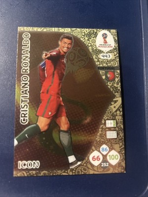 #443 Christiano Ronaldo Panini Adrenalyn XL FIFA World Cup 2018 Russia Icon Card