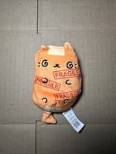 No Tags Cats Vs. Pickles Fragile Orange Beanbag Plush 119 4  