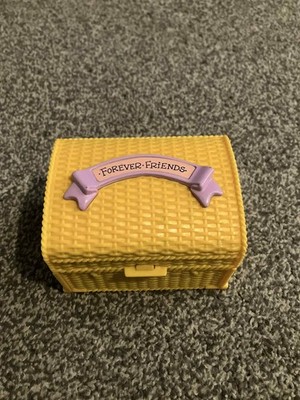 RAR 1995 Vintage Polly Pocket FOREVER FRIENDS Picknickkorb Bluebird OHNE FIGUREN