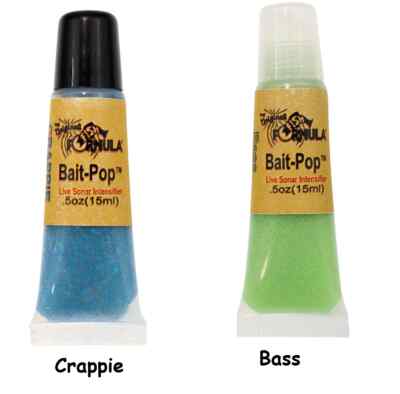 The Original Fish Formula Bait Pop Live Sonar Intensifier - Crappie