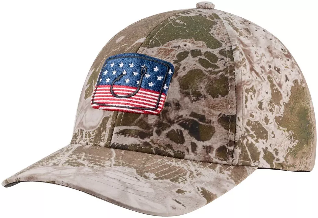 NWT Avid Realtree Merica Snapback Hat Camo AVIDry Wick Moisture