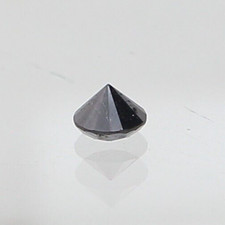 Black Round Brilliant Cut Diamond 0.12tcw Natural Diamond For Wedding Gift