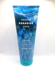 BATH AND BODY WORKS PAPAYA PARADISE COVE BODY CREAM 8 FL OZ