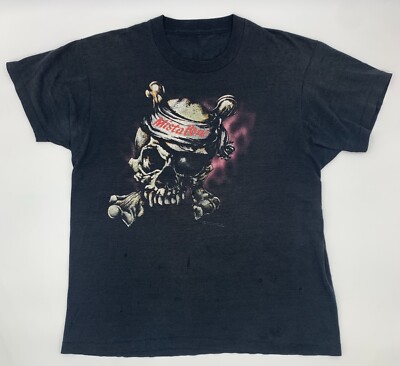 VTG 1989 Mista Bone Great White Highway Hunter Shirt Band Tee 20x26 Distressed