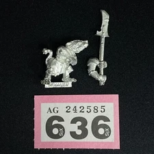 SKAVEN STORMVERMIN METAL OOP HALBERD WARHAMMER AGE OF SIGMAR THE OLD WORLD