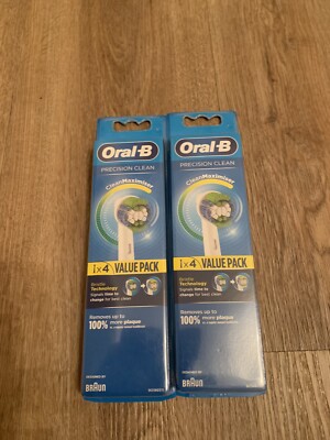 2 x Oral-B Precision Clean Zahnbürstenköpfe mit CleanMaximiser 4er Pack versiegelt
