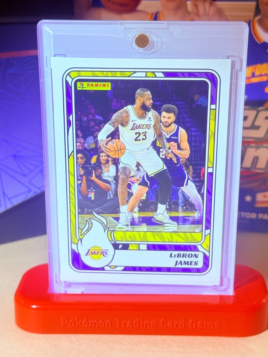 24-25 PANINI NBA STICKER/CARD LEBRON JAMES CARD | eBay