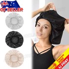 Sleeping Bonnet Hair Wrap Silk Satin Cap For Women Elastic Soft Hat Headwear NEW