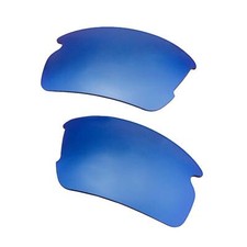 Walleva Ice Blue Mr.Shield Polarized Replacement Lenses for Oakley Flak 2.0