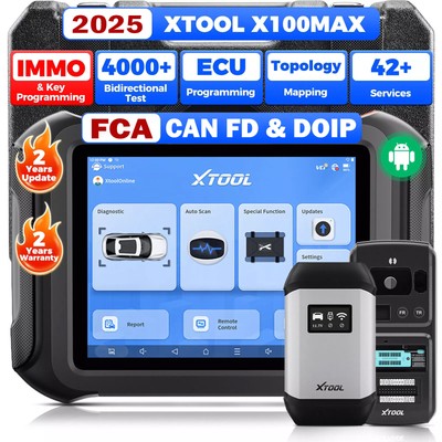 XTOOL X100MAX Profi IMMO Keey Programming OBD2 Diagnosegerät Scanner Alle System