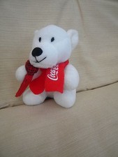 ORG Coca Cola B&auml;r Eisb&auml;r 10cm Gro&szlig; sitzend ToP
