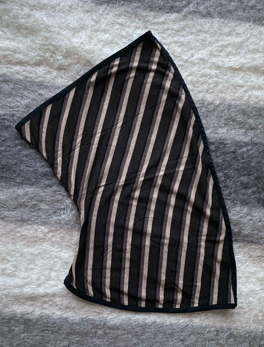 Kiko Kostadinov AW19 Midnight Stripe Spiral Neck Gaiter, pink one