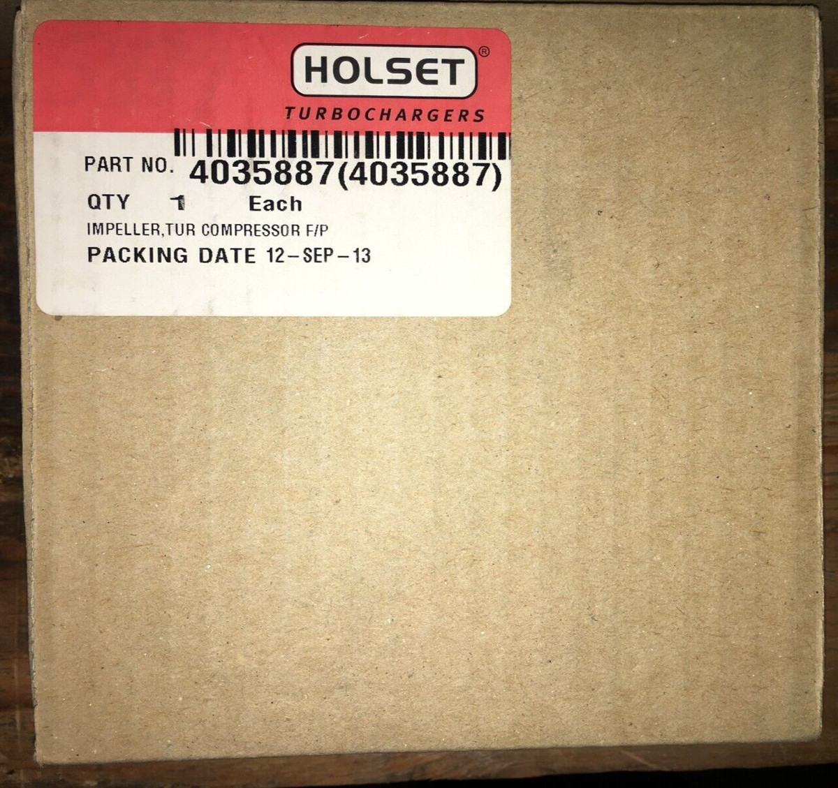 Holset / Cummins Turbocharger Compressor Wheel 4035887. | eBay