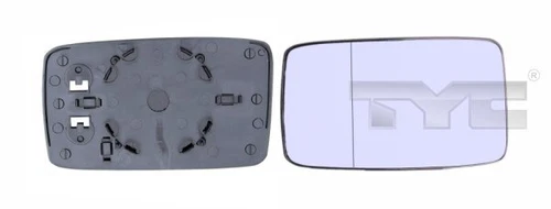 TYC 331-0004-1 Mirror Glass, outside mirror for SEAT, VW