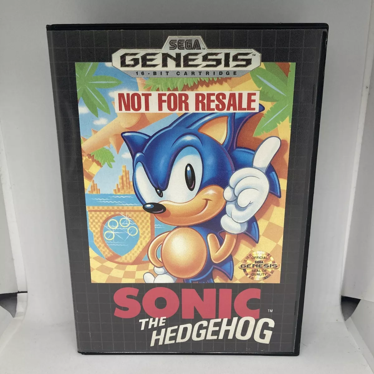 Sonic the Hedgehog sega Genesis 1991 NOT FOR RESALE Version 