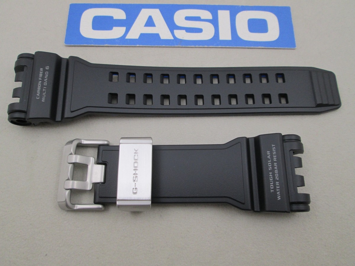 Casio Original G-shock Band Gpw-1000-1a Black Strap Gpw1000 for