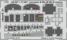 Eduard SS687 1:72 Avro Lancaster B.I/III interior