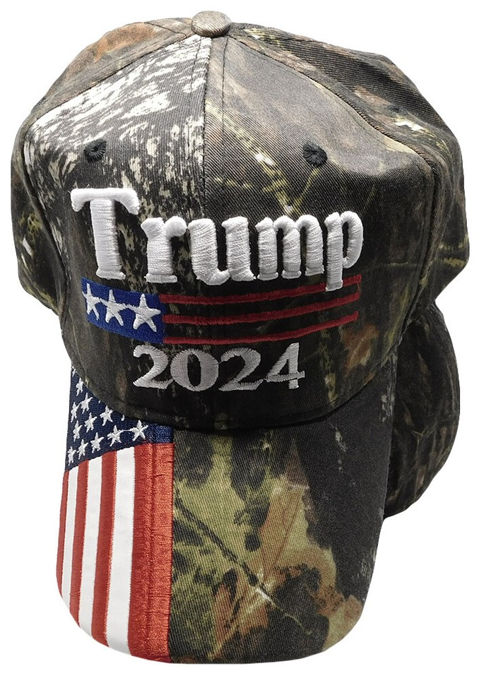 Trump 2024 Save America Again Signature ACU Digital Camo Embroidered Cap Hat