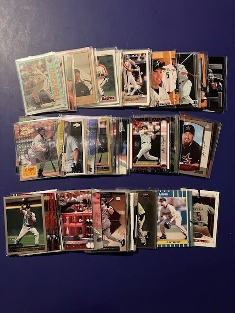 Jeff Bagwell Baseball Card Lot--40 Different Cards--All Major Brands