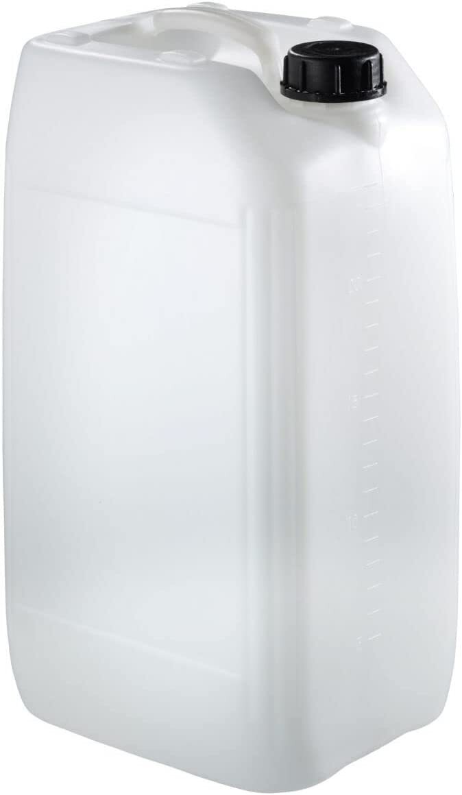 Tanica Acqua 25 Litri – Contenitore HDPE Gerrican Con Tappo A Vite 60mm, Omologato ONU Per Trasporto Merci