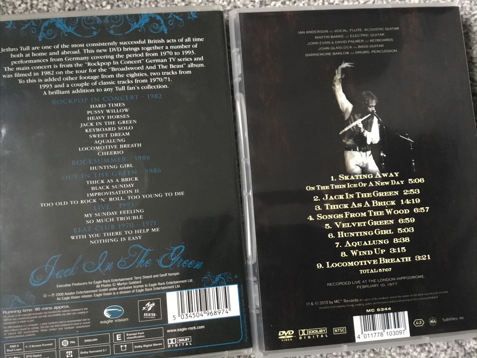 Jethro Tull Jack in the Green Live in Germany 19701993 & Live at