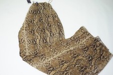 Ralph Lauren Collection Purple Label Snakeskin Python Silk Palazzo Pants 4 NEW