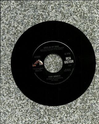 EDDY ARNOLD ''LONELY AGAIN/ LOVE ON MY MIND'' RCA  RECORDS 45 RPM
