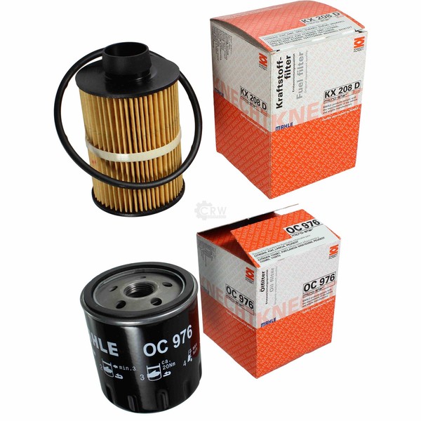 Mahle / Knecht Set Filterpaket Kraftstofffilter Kx 208D ÖLfilter Oc 976-image
