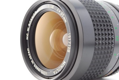 Top MINT] Minolta MC W.Rokkor-HH 35mm f/1.8 Wide Angle Lens From