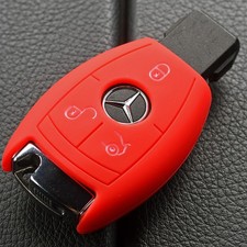 Funk Schlüssel für Mercedes Benz Cover Case Rot S-Klasse W221 W222 V-Klasse W447 Funk Schlüssel für Mercedes Benz Cover Case Rot S-Klasse W221 W222 V-Klasse W447