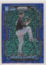 2021 Panini Prizm Tier II Blue Donut Circle 168/199 Braxton Garrett #121 0lt3