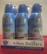 Dust Off Compressed Gas Duster 6-Pack NEW  12 oz/Each Can