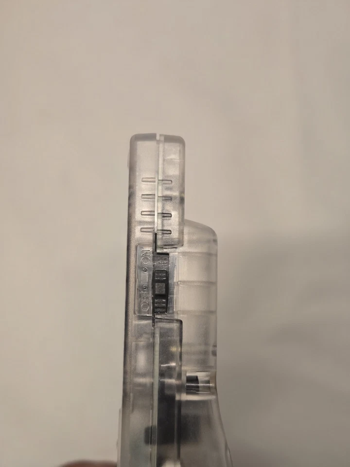 Nintendo Game Boy Color Clear Handheld System w LED screen - Image 4 of 4