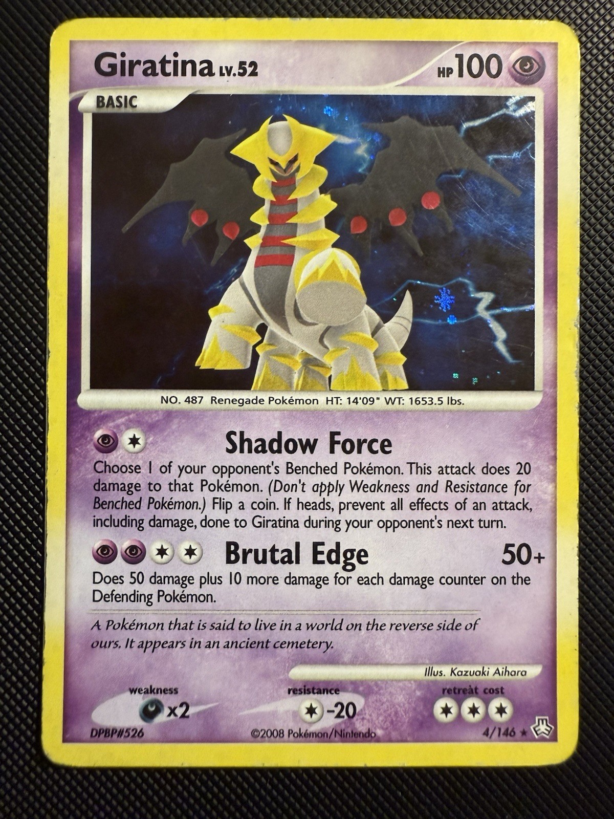 Giratina 4/146 Legends Awakened Holo LP Condition
