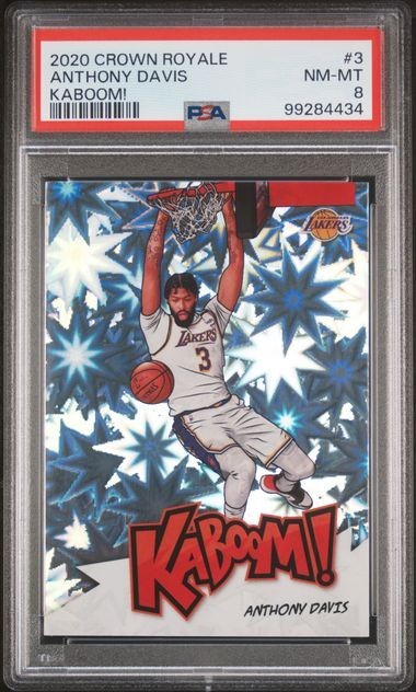 2020 PANINI CROWN ROYALE KABOOM! #3 ANTHONY DAVIS KABOOM!