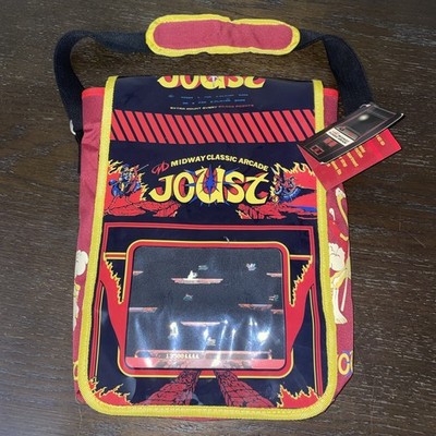 The Joust  Midway Classic Arcade Backpack Messenger Bag w/ 15'' Laptop Sleeve 