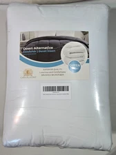 White Down Alternative Comforter Duvet Cover Insert Queen 88x88 New/Sealed