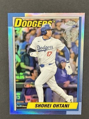 Shohei Ohtani 2025 Topps Chrome 35th Anniversary '90 Refactor #90CB-7 Dodgers