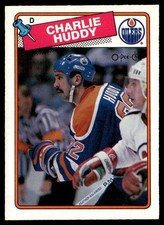 1988-89 O-Pee-Chee Charlie Huddy Edmonton Oilers #218