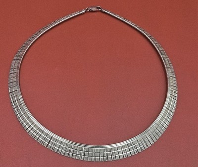 Sterling Silber Italien Kleopatra Stil Halskette