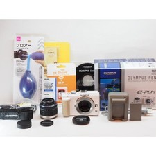 Olympus PEN E-PL1 White Mirrorless Digital Camera Compact MFT Body
